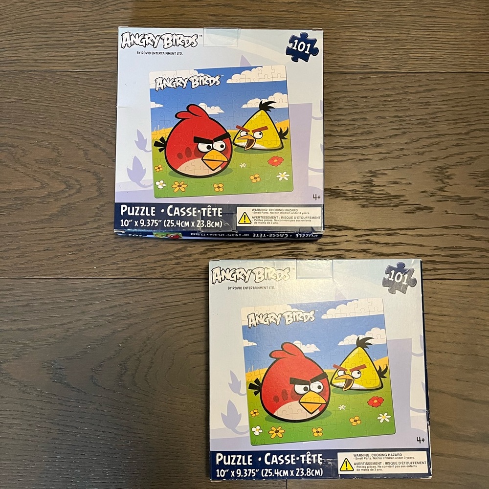 Angry birds puzzles new sealed box